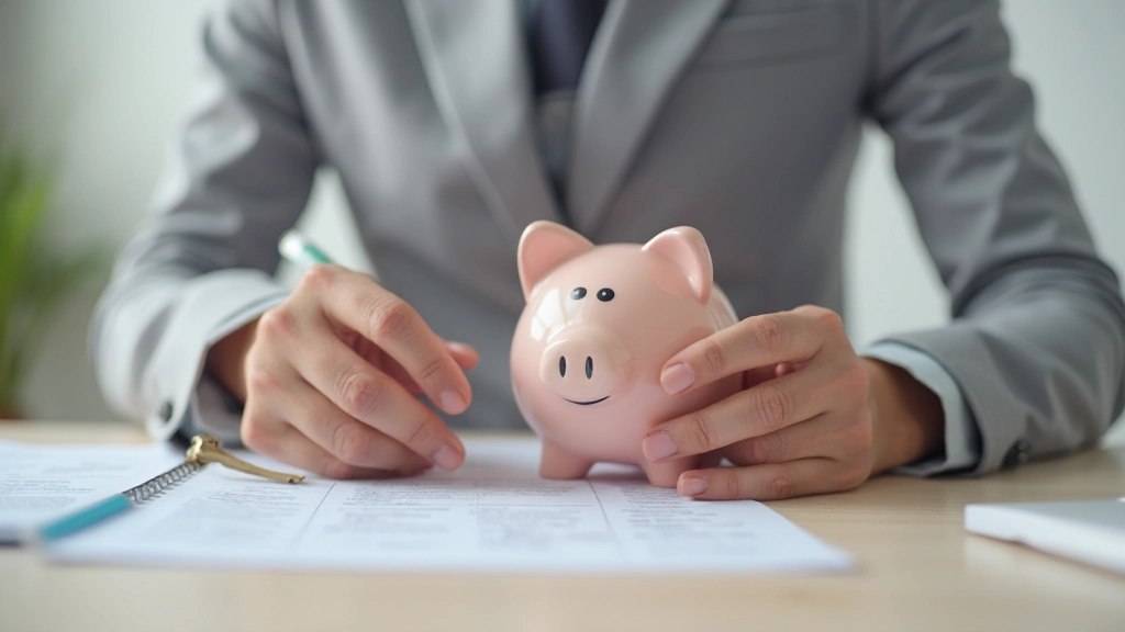 Копилка и финансовые документы для планирования накопления